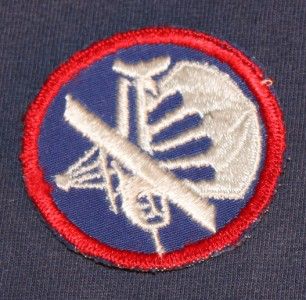 Officers Parachute Glider Airborne Cap Patch WWII Combined