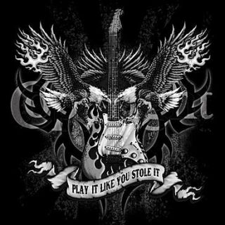 Play It Like You Stole It Gothic Guitar New T Shirt s M L XL 2X 3X 4X