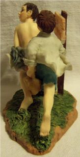 1998 Dave Grossmans No Swimming by Norman Rockwell Figurine