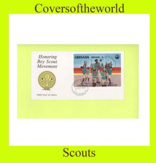 Grenada 1985 Scouts Cuboree M s First Day Cover