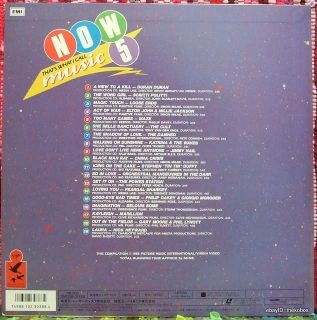 Now Thats What I Call Music 5 Japan LD SM068 3038 Laserdisc 80s Music