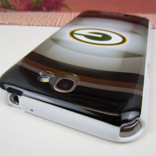  Note 2 II N7100 Rubber Silicone Case Cover Green Bay Packers