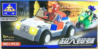 Spiderman Car 87003 Building Blocks Bricks Set Brand New Kazi Spider