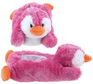Wishpets Adult Children Size Pink Penguin Animal Soft Plush Fuzzy