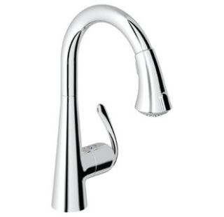 Grohe Starlight Chrome LADYLUX3 Pullout Spray Watercare Kitchen Faucet