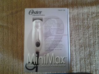 Oster MiniMax Pet Grooming Trimmer