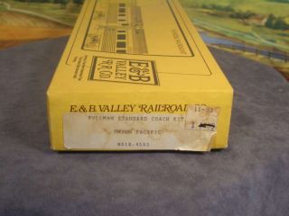 HO 1 87 E B Valley Railroad Kit Pullman Standard Coach Union Pacific