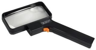  Illuminated Lighted Magnifier Magnifying Glass 2 x 4 Handheld