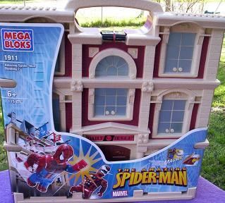Amazing Spiderman DAILY BUGLE Mega Bloks set 1911 NeW in Box 115 pcs
