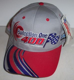 Inaugural Kansas Speedway Event Race Hat New 2001 NWT Racing Cap Gray