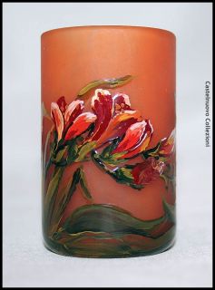 Antique Cameo Glass Daum Nancy Vase France 1930c