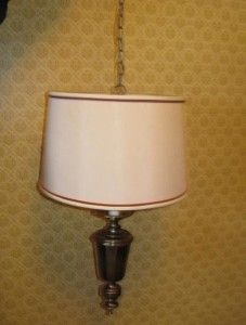 Tell City Chair Company Brass Hanging Lamp
