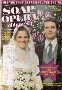 Soap Opera Digest Jan 1978 Annie Beau Spencer Wedding Magazine Atwt