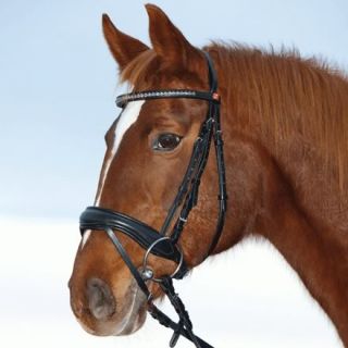New Kieffer Hannah Comfort Bridle with Crystal Browband Webbed Reins