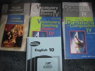 Beka Grade 10 English Set Grammar & Composition, Vocabulary Poetry