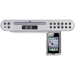 GPX Under Counter or Cabinet Mount CD AM PM Radio Music Audio System
