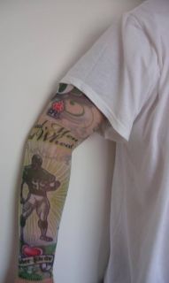 tattoo sleeve cloth arm art american football nfl t23 from