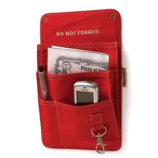 Red Magnetic Organizer Mail Keys Phone Hanging Reminder