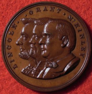 1900 Republican National Convention Medal, Lincoln Grant McKinley King