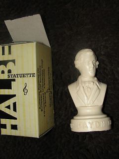 HALBE Composer Head Bust Mini Statue Statuette Music Piano Gift Award