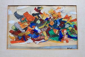  Signed Abstract Painting 1964 Hans Hofmann Jackson Pollock