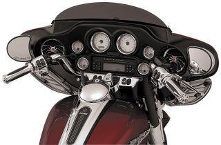  Deluxe Gauge Bezels with Colored Accents 3781 Harley Davidson