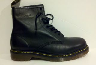 Dr Martens Doc Men 1460 Black Greasy Classic Boots New No Lid on Box
