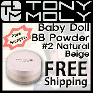  Moly Baby Doll BB Powder 2 Natural Beige 15g Make Up Greasy