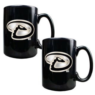 Great American Products MLB Black Ceramic Mug Set of 2