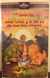 The Land Before Time II The Great Valley Adventure VHS 1994 Clamshell