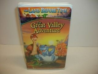 The Land Before Time The Great Valley Adventure VHS Kids Dinosaur