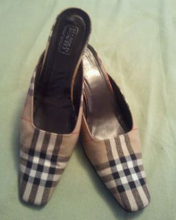 HAROLD POWELL PLAID SHOE MADE IN ITALY size 8