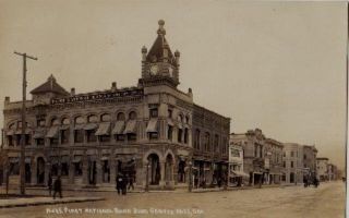 RPPC Grants Pass or 1st National Bank Building Postcard