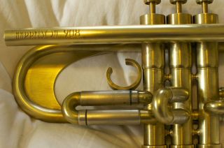 Harrelson 908 Trumpet Raw Brass Excellent