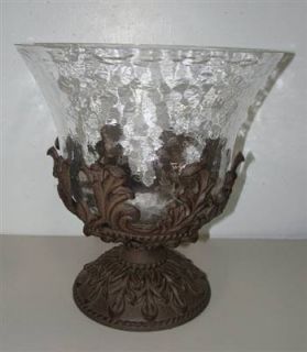 GG COLLECTION Gracious Goods Baroque Beverage Tub w/Metal Base