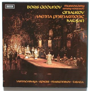Mussorgsky Boris Godunov Karajan Ghiaurov Decca Set 514 7 TAS List 4