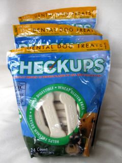 12 lbs Checkups Dental Dog Chews Bones 96 Count