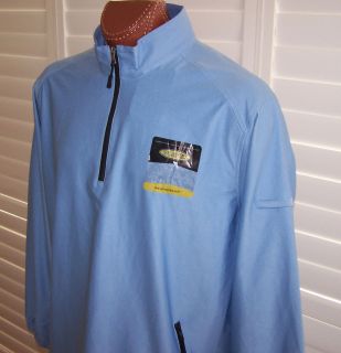 Greg Norman Golf PlayDry Weatherknit 1 4 Zip Pull Over Jacket Sz XL
