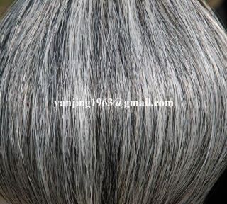 New Light Gray Horse Tail Hair Extension Switch 1 2lb 34 36 AQHA G4H