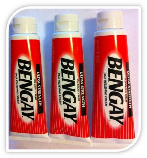   Ultra Strength Pain Relieving Non Greasy Cream 3 Tubes x 4oz 113g