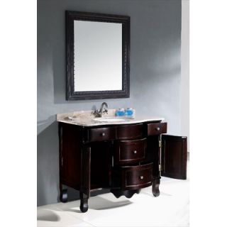 Legion Furniture 38 Single Bathroom Vanity Set in Cherry Brown