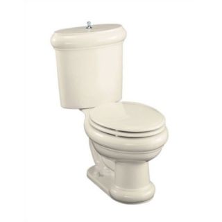 Kohler Revival Two Piece Elongated Toilet with Polished Chrome