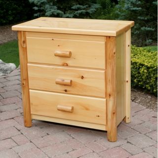 Rustic Cedar Nightstand without Drawer