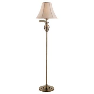 Lite Source Uni Floor Lamp in Steel with Colored Shades