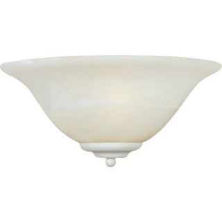 Nuvo Lighting Large Oval Cage Wall Sconce in Semi Gloss White   60