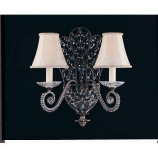  Lighting Bali Two Light Wall Sconce in Tropical Bronze   31530/2