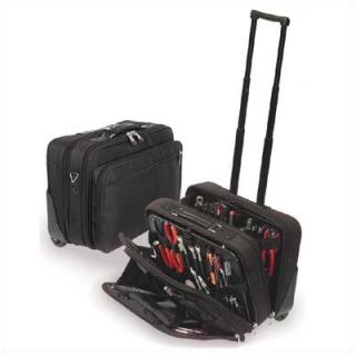  W600 Black Wheeled Tool and Laptop Zipper Case 9 H x 18 W x 13 D