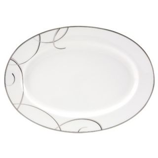Nikko Ceramics Elegant Swirl 14.25 Oval Platter   12530 4036