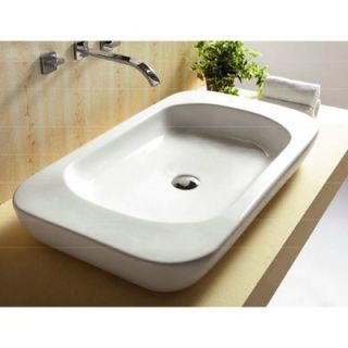 Caracalla 17.72 X 4.65 Rectangular Bathroom Vessel Sink