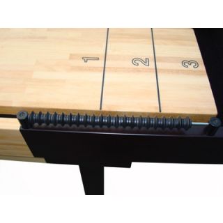 Playcraft Coventry 16 Espresso Shuffleboard, Butcher Block Bed and